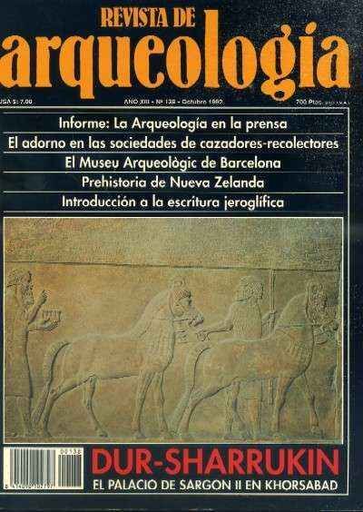 REVISTA DE ARQUEOLOGIA. DUR-SHARRUKIN. Nº138