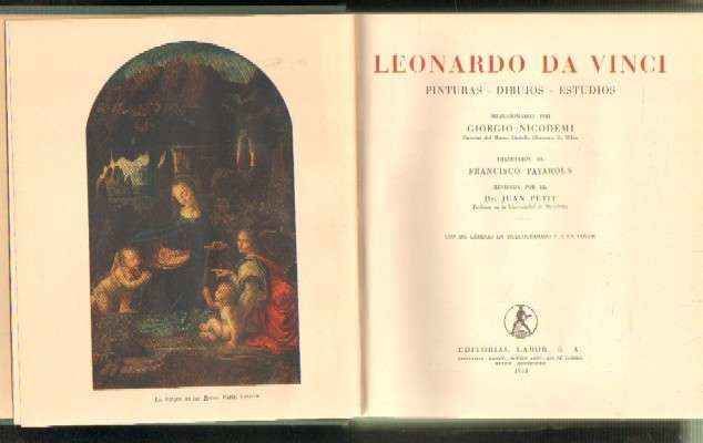 LEONARDO DA VINCI. PINTURAS-DIBUJOS-ESTUDIOS