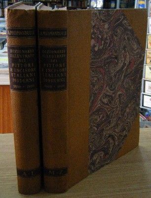 DIZIONARIO ILLUSTRATO DEI PITTORI E INCISORI ITALIANI MODERNI. 1800-1900. 2 TOMOS