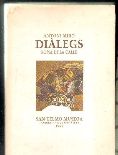 DIÀLEGS.  ROMA DE LA CALLE.