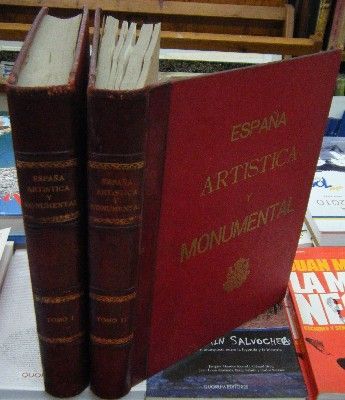 ESPAÑA ARTÍSTICA Y MONUMENTAL. 2 TOMOS