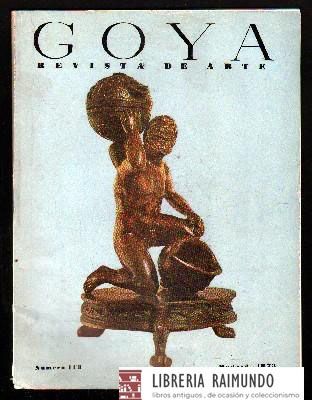 GOYA. REVISTA DE ARTE. Nº 113. MARZO-ABRIL 1973.