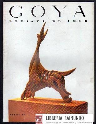 GOYA. REVISTA DE ARTE. Nº 97. JULIO-AGOSTO 1970.