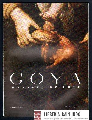 GOYA. REVISTA DE ARTE. Nº 96. MAYO-JUNIO 1970.