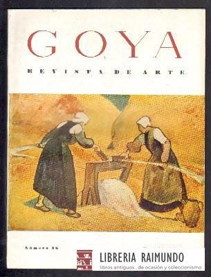 GOYA. REVISTA DE ARTE. Nº 36. MAYO-JUNIO 1960.