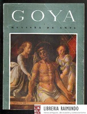 GOYA. REVISTA DE ARTE. Nº 15. NOVIEMBRE-DICIEMBRE1956.