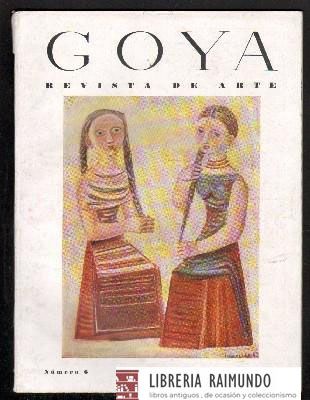 GOYA. REVISTA DE ARTE. Nº 6. MAYO-JUNIO 1955.