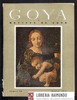 GOYA. REVISTA DE ARTE. Nº 32. SEPTIEMBRE-OCTUBRE 1959.