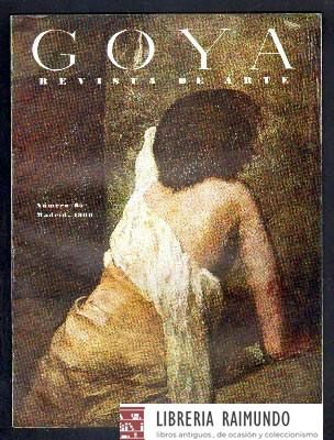 GOYA. REVISTA DE ARTE. Nº 85. JULIO-AGOSTO 1968.