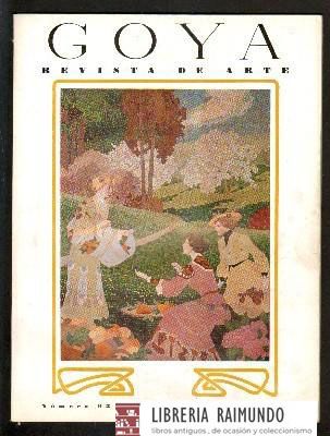 GOYA. REVISTA DE ARTE. Nº 93. NOVIEMBRE-DICIEMBRE 1969.