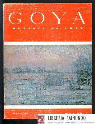 GOYA. REVISTA DE ARTE. Nº 102. MAYO-JUNIO 1971.