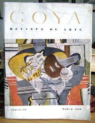 REVISTA DE ARTE GOYA. Nº 33. NOVIEMBRE - DICIEMBRE 1959.