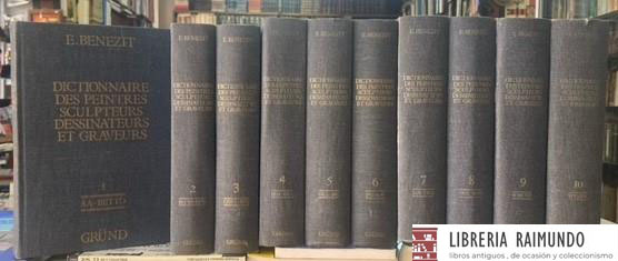 DICTIONNAIRE DES PEINTRES SCULPTERURS DESSINATEURS ET GRAVEURS (10 TOMOS)