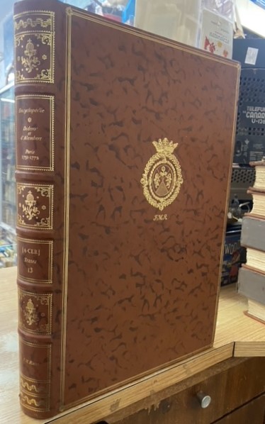 ENCYCLOPÉDIE DI DIDEROT E D' ALEMBERT. VOL. 13, TEXTES. TOMOS 1º Y 2º [A-CER]