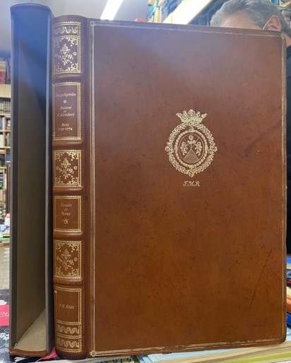 ENCYCLOPÉDIE DI DIDEROT E D' ALEMBERT. VOL. 18. ESSAIS ET NOTES