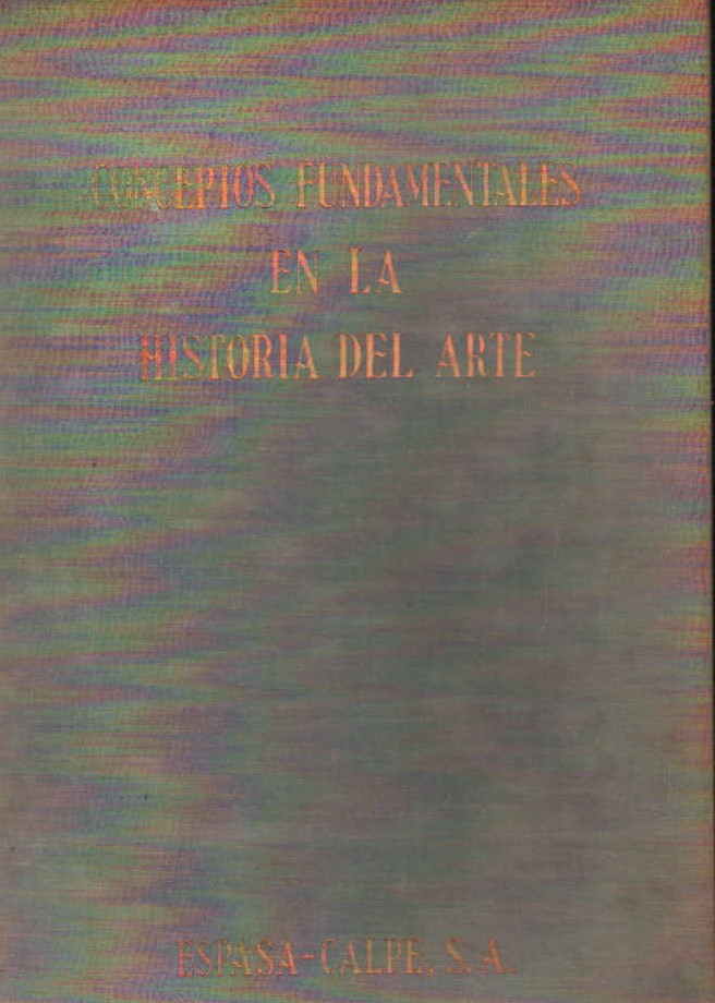 CONCEPTOS FUNDAMENTALES EN LA HISTORIA DEL ARTE