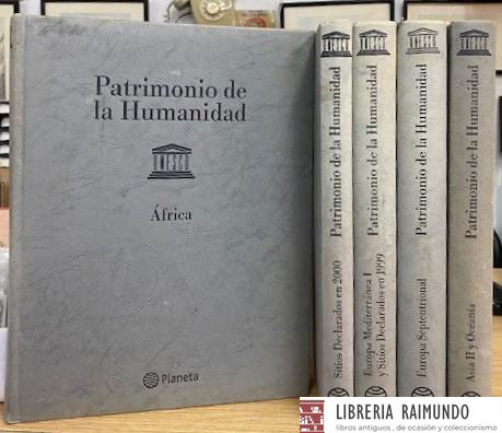 PATRIMONIO DE LA HUMANIDAD. UNESCO (5 TOMOS)