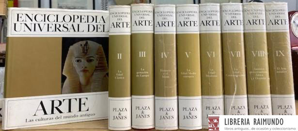 ENCICLOPEDIA UNIVERSAL DE ARTE (9 TOMOS).