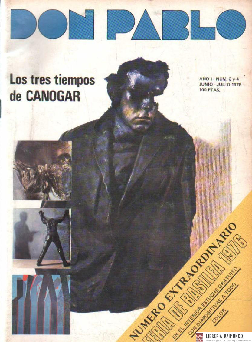 DON PABLO, INFORMACION DE LAS ARTES PLASTICAS. AÑO 1, NUM. 3 Y 4 (JUNIO - JULIO 1976)