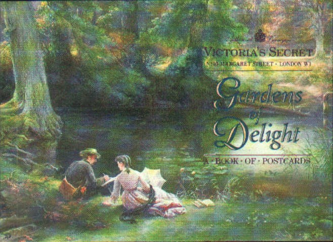 VICTORIA'S SECRET GARDENS OF DELIGHT. A BOOK OF POSTCARDS