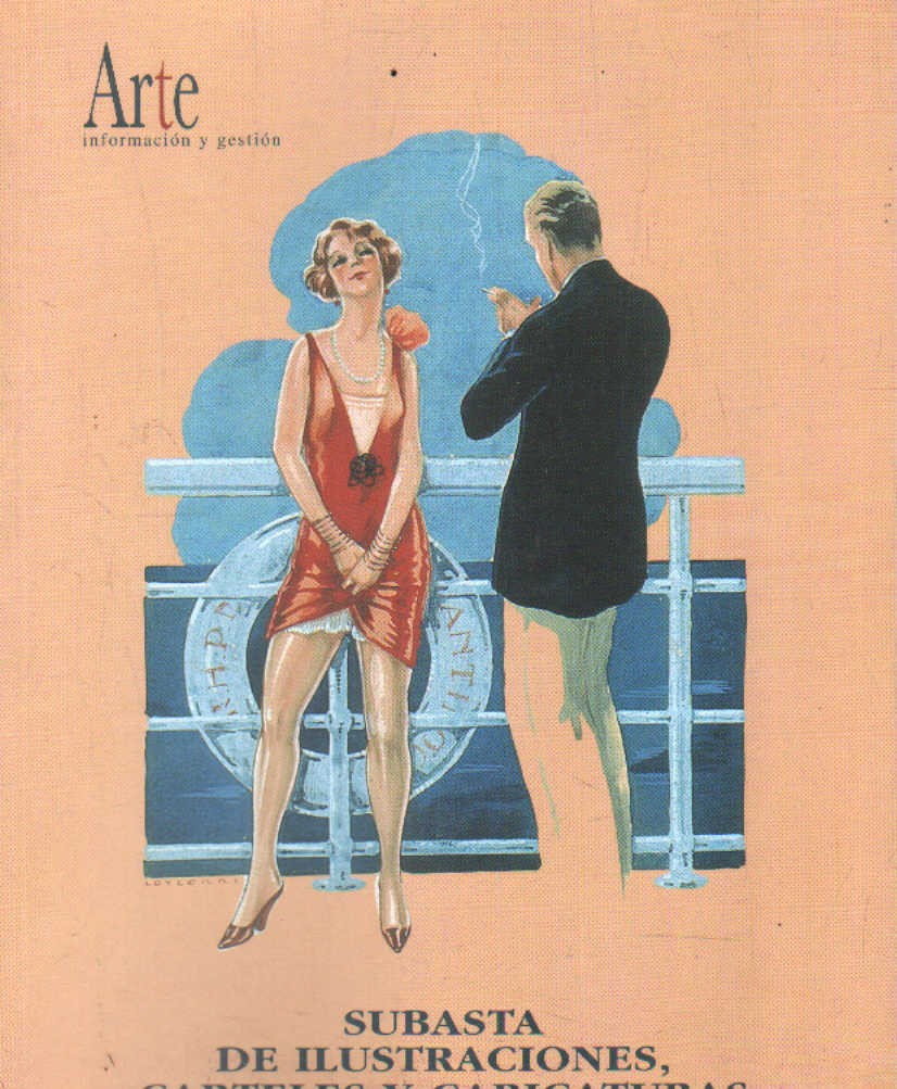 ARTE INFORMACION Y GESTION. SUBASTA DE ILUSTRACIONES, CARTELES Y CARICATURAS. NOV. 2001