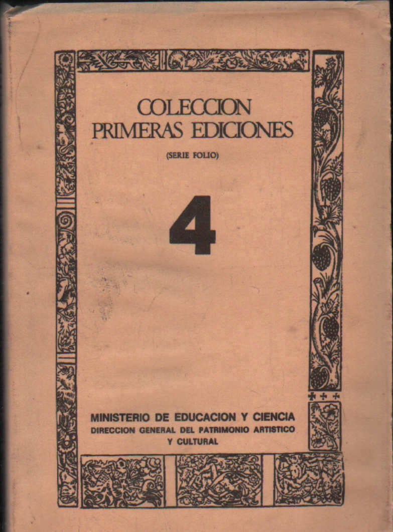 COLECCIÓN PRIMERAS EDICIONES (SERIE FOLIO) 4