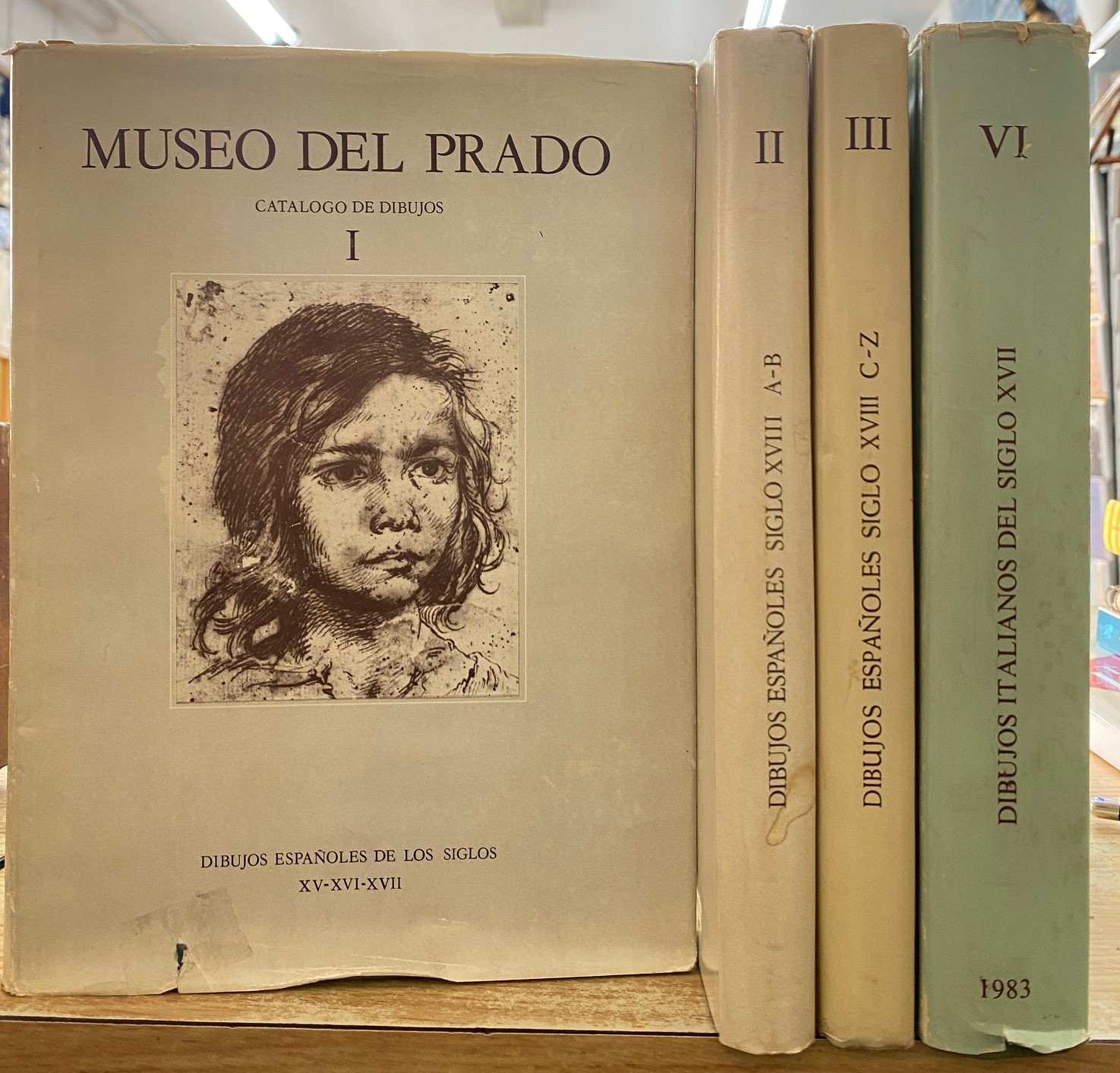 MUSEO DEL PRADO. CATÁLOGO DE DIBUJOS (4 TOMOS)