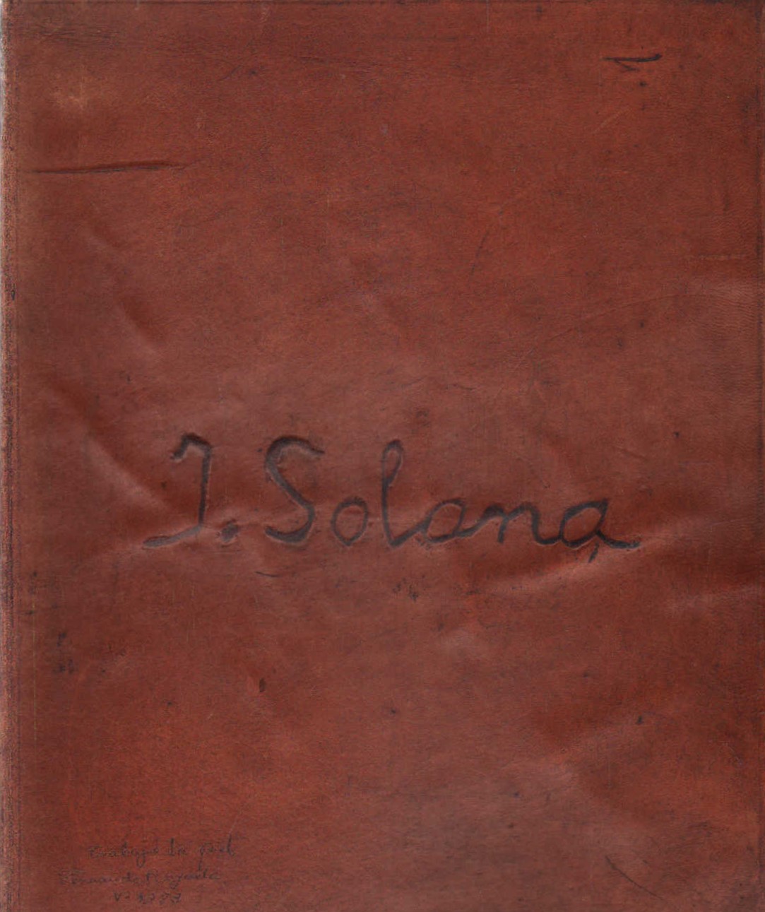 J. SOLANA (LEER DESCRIPCIÓN)