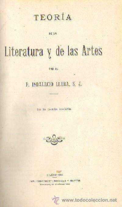 TEORIA DE LA LITERATURA Y DE LAS ARTES