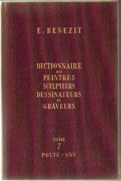 DICTIONNAIRE DES PEINTRES, SCULPTEURS, DESSINATEURS ET GRAVEURS (8 TOMOS)