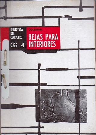 REJAS PARA INTERIORES. BIBLIOTECA DEL CERRAJERO 4.