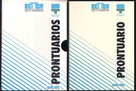 PRONTUARIO DE PRODUCTOS BETTOR. PRODUCTOS QUIMICOS PARA LA CONSTRUCCION