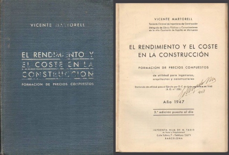 EL RENDIMIENTO Y EL COSTE EN LA CONSTRUCCION