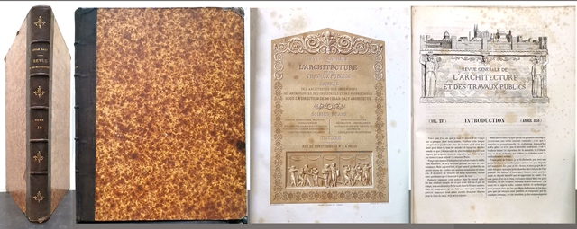 REVUE GÉNÉRALE DE L'ARCHITECTURE ET DES TRAVAUX PUBLICS TOME 16