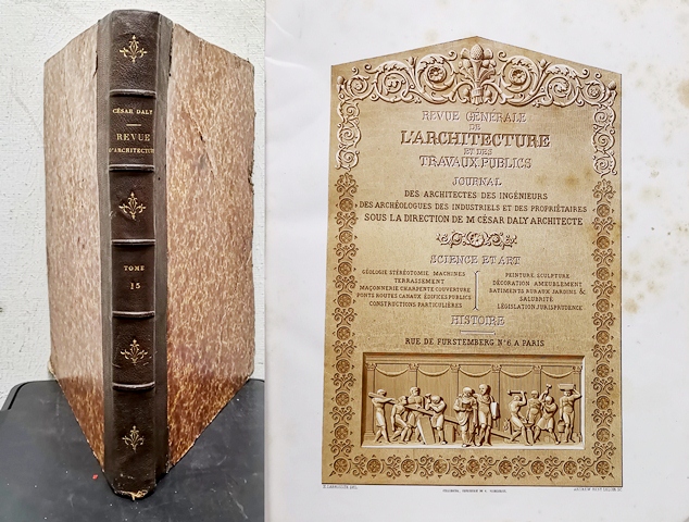 REVUE GÉNÉRALE DE L'ARCHITECTURE ET DES TRAVAUX PUBLICS TOME 15