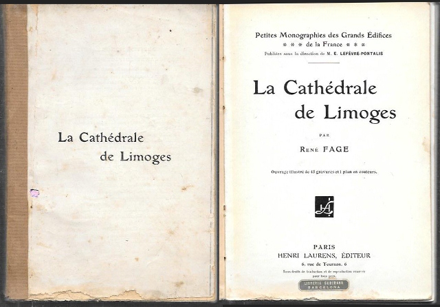 LA CATHEDRALE DE LIMOGES POR RENE FAGE
