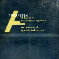1993/1994. III BIENAL DE ARQUITECTURA ESPAÑOLA.