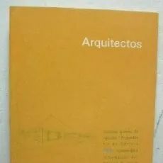 ARQUITECTOS 110.NUMERO 89-3. INFORMACION CONSEJO SUPERIOR DE LOS COLEGIOS DE ARQUITECTOS DE ESPAÑA.