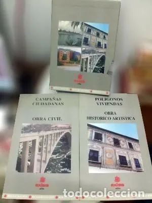 OBRA CIVIL, CAMPAÑAS CIUDADANAS, POLIGONOS-VIVIENDAS, OBRA HISTORICA ARTISTICA. 4 TOMOS EN ESTUCHE.