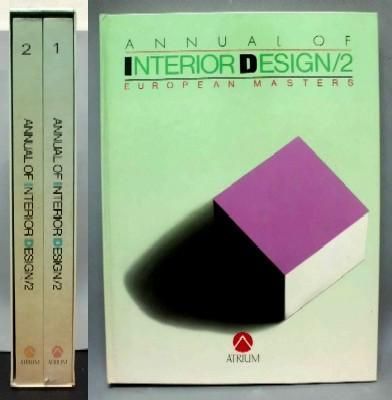 ANNUAL OF INTERIOR DESIGN / 2 EUROPEAN MASTERS. 2 TOMOS CON ESTUCHE.
