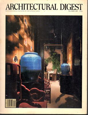 REVISTA ARCHITECTURAL DIGEST - DECEMBER 1980.