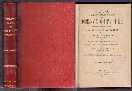 MANUAL DE SOBRESTANTES DE OBRAS PUBLICAS.