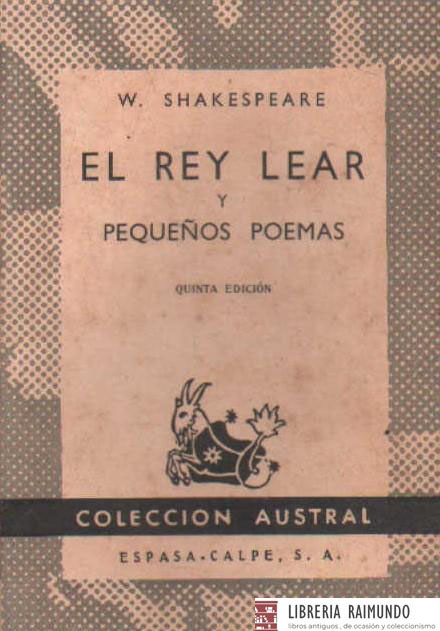 EL REY LEAR Y PEQUEÑOS POEMAS