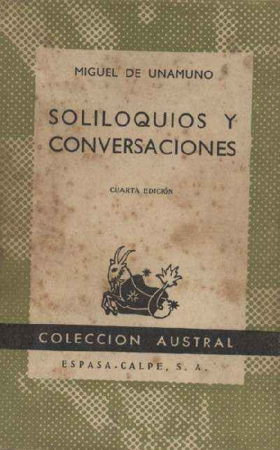 SOLILOQUIOS Y CONVERSACIONES