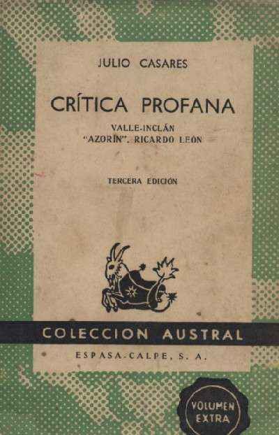 CRITICA PROFANA
