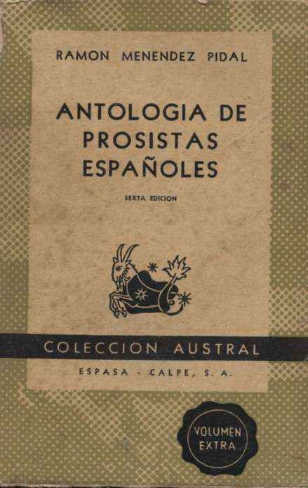 ANTOLOGIA DE PROSISTAS ESPAÑOLES