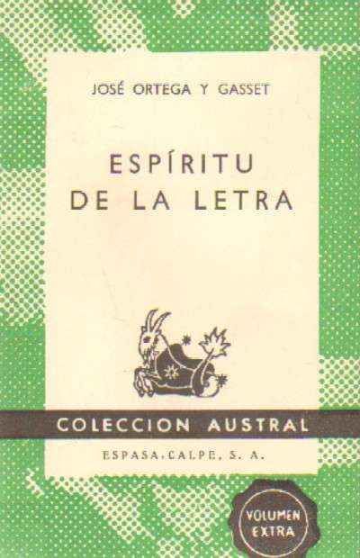ESPIRITU DE LA LETRA