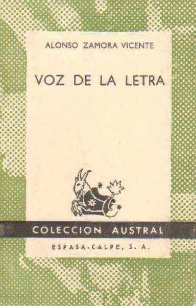 VOZ DE LA LETRA