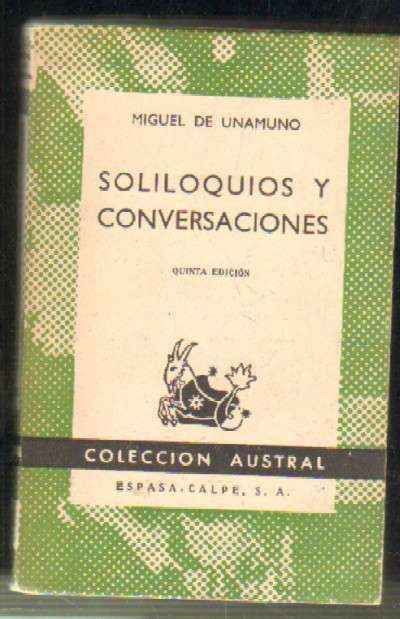 SOLILOQUIOS Y CONVERSACIONES.