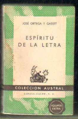 ESPÍRITU DE LA LETRA